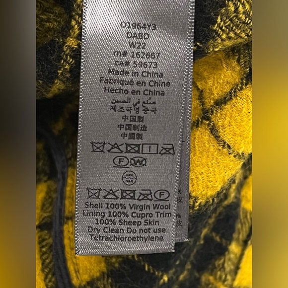 John Varvatos Searcy Plaid Blouson Wool Jacket. Size EU 50 USA 40 medium - Picture 8 of 15